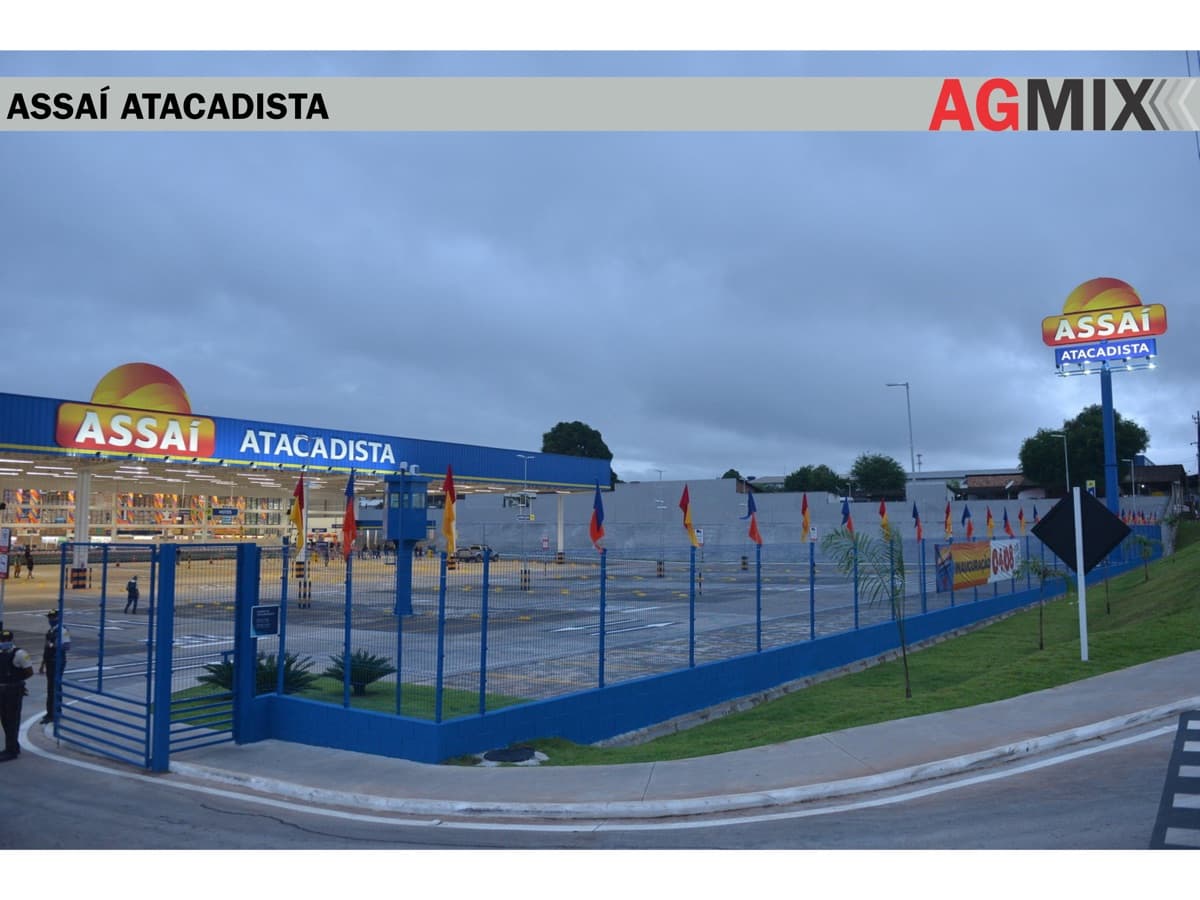 Obra Assaí Atacadista — concreto usinado Agmix em Boa Vista