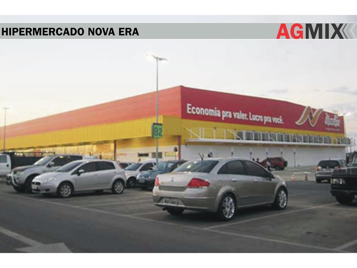 Obra Hipermercado Nova Era — concreto usinado Agmix em Boa Vista