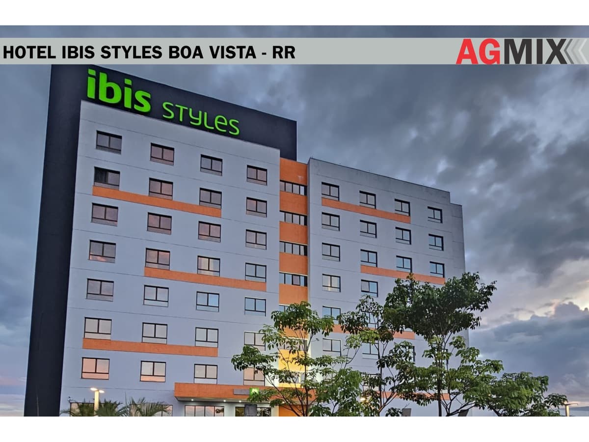 Obra Ibis Hotel — concreto usinado Agmix em Boa Vista