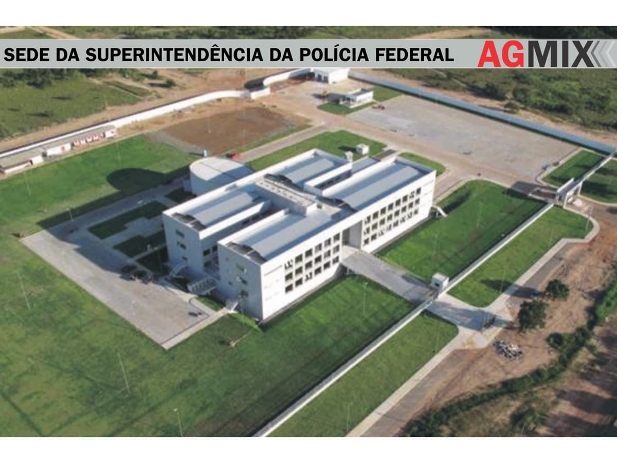 Obra Sede da Polícia Federal — concreto usinado Agmix em Boa Vista