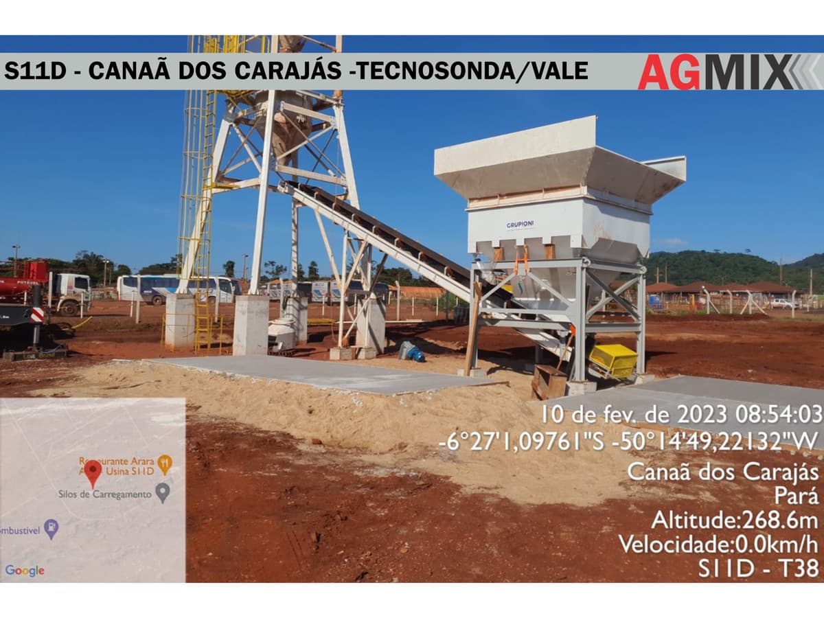 S11D Vale Projeto S11D Vale — usina de concreto in loco Agmix